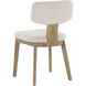 Rickett Weathered Oak / Dove Cream Dining Chair, Set Of 2